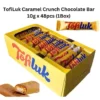Tofiluk Caramel Crunch Chocolate    Box of 48single biscuit chocolate bar