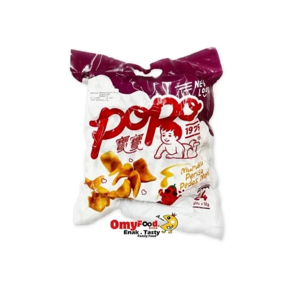 12g x 24pcs PoPo Muruku Ikan Original and Spicy