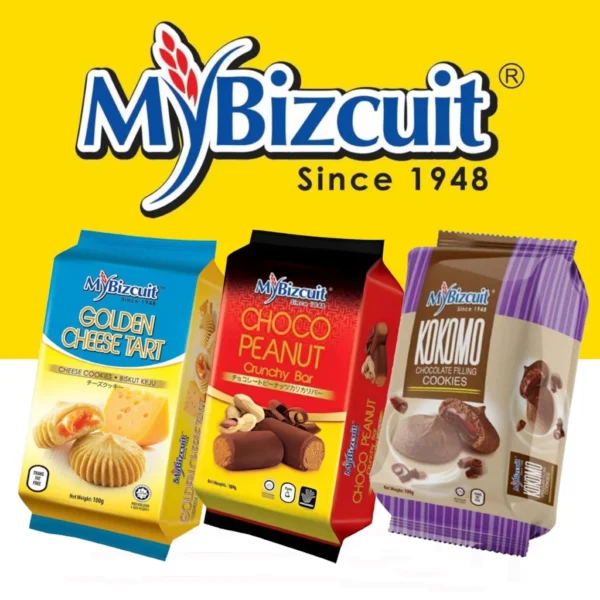 MyBizcuit Tart Chocolate Cheese Durian Cookies Random