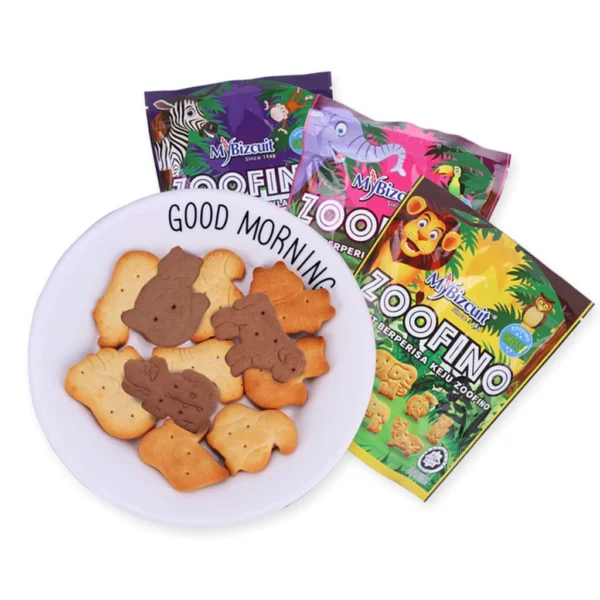 Mybizcuit Zoofino Animal Shape Cookies 80gm Random