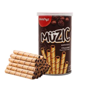 Munchys Muzic Wafer Rolls Chocolate