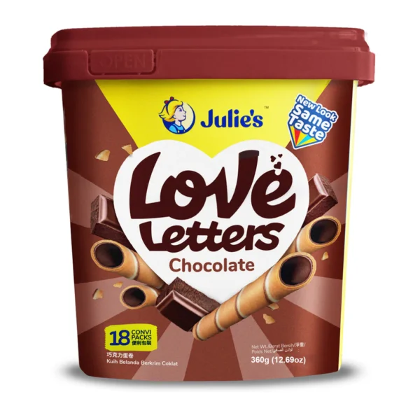 Julies Love Letter Wafer Sticks Random