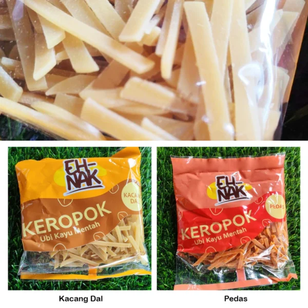 Keropok Ubi Kayu Mentah 150g Random
