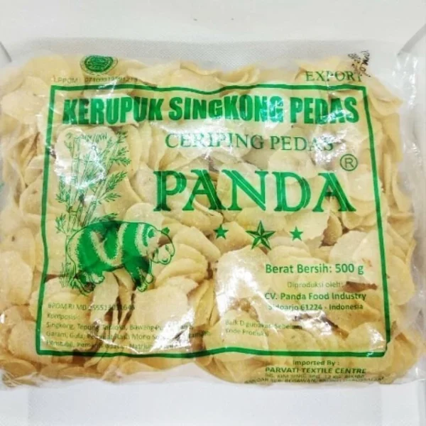 KERUPUK SINGKONG PEDAS 100 original 500g
